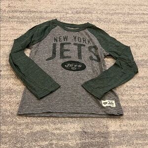 NFL New York Jets Long Sleeve Tee Green and Gray- super soft